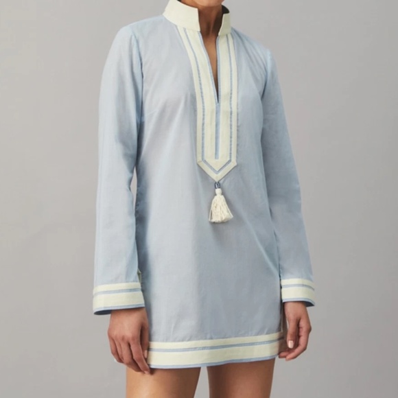 Tory Burch Tory Tunic XS Caftan Resort Swim Cover Up - Picture 1 of 9